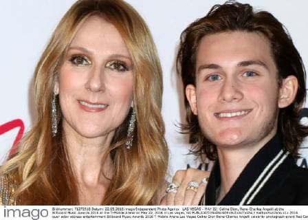 LAS VEGAS - MAY 22: Celine Dion, Rene-Charles Angelil at the Billboard Music Awards 2016 at the T-Mobile Arena on May 22, 2016 in Las Vegas, NV  KathyxHutchins