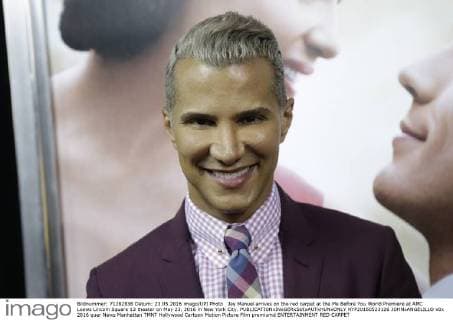 Jay Manuel arrives on the red carpet at the Me Before You World Premiere at AMC Loews Lincoln Square 13 theater on May 23, 2016 in New York City.  NYP20160523126 JOHNxANGELILLO
