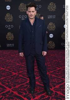 May 23, 2016 - Hollywood, California, U.S. - Johnny Depp arrives for the premiere of the film Alice Through The Looking Glass at the El Capitan theater. Hollywood U.S. - ZUMAo05_