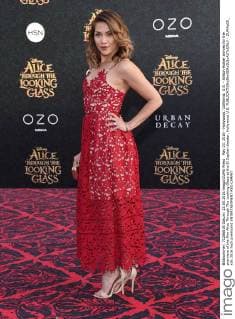 May 23, 2016 - Hollywood, California, U.S. - Allison Holker arrives for the premiere of the film Alice Through The Looking Glass at the El Capitan theater. Hollywood U.S. - ZUMAo05_