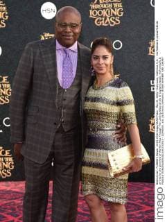 May 23, 2016 - Hollywood, California, U.S. - Chi McBride & Julissa McBride arrives for the premiere of the film Alice Through The Looking Glass at the El Capitan theater. Hollywood U.S. - ZUMAo05_