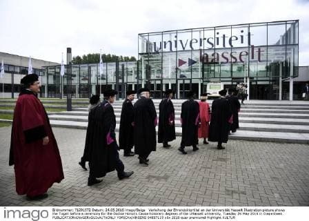 Verleihung der Ehrendoktortitel an der Universität Hasselt Illustration picture shows the Togati before a ceremony for the Doctor Honoris Causa honorary degrees of the UHasselt university, Tuesday 24 May 2016 in Diepenbeek.  YORICKxJANSENS 04857119