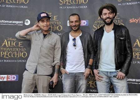 MILAN. FIRST FILM ALICE THROUGH THE LOOKING GLASS IN THE PHOTO: PINTUS  RiccardoxGiordanoxSicky