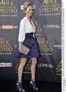 MILAN. FIRST FILM ALICE THROUGH THE LOOKING GLASS IN THE PHOTO: JUSTINE MATTERA  RiccardoxGiordanoxSicky
