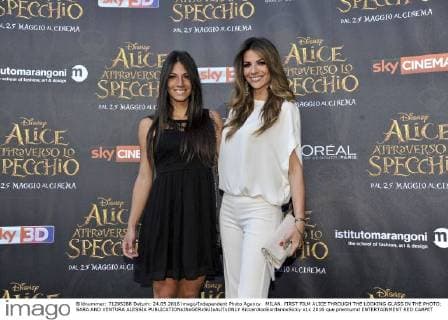 MILAN. FIRST FILM ALICE THROUGH THE LOOKING GLASS IN THE PHOTO: SARA AND VENTURA ALESSIA  RiccardoxGiordanoxSicky