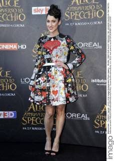 MILAN. FIRST FILM ALICE THROUGH THE LOOKING GLASS IN THE PHOTO: lodovica comello  RiccardoxGiordanoxSicky