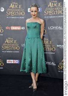 MILAN. FIRST FILM ALICE THROUGH THE LOOKING GLASS IN THE PHOTO: FRANCESCA Senette  RiccardoxGiordanoxSicky