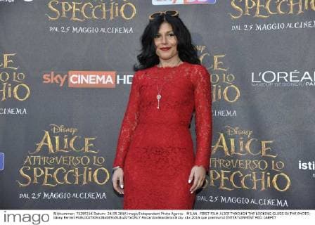 MILAN. FIRST FILM ALICE THROUGH THE LOOKING GLASS IN THE PHOTO: Giusy Ferreri  RiccardoxGiordanoxSicky