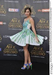 MILAN. FIRST FILM ALICE THROUGH THE LOOKING GLASS IN THE PHOTO: MARTINA PINTO  RiccardoxGiordanoxSicky