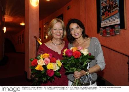 Claudia Rieschel und Gerit Kling Premiere Frau Müller muss weg Komödie im Bayerischen Hof Muenchen 23. Mai 2016