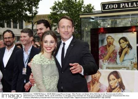 Mina Tander und Wotan Wilke Möhring bei der Premiere des Kinofilms Seitenwechsel im Zoo Palast. Berlin, 24.05.2016 Foto:xA.xBuggex xFuturexImage