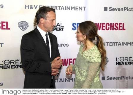 Wotan Wilke Möhring und Mina Tander bei der Premiere des Kinofilms Seitenwechsel im Zoo Palast. Berlin, 24.05.2016 Foto:xA.xBuggex xFuturexImage