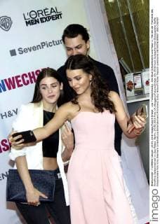 Lisa Tomaschewsky, Jimi Blue Ochsenknecht und Ruby O. Fee bei der Premiere des Kinofilms Seitenwechsel im Zoo Palast. Berlin, 24.05.2016 Foto:xA.xBuggex xFuturexImage