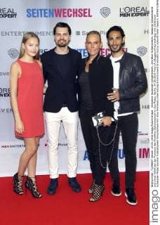 Cheyenne Savannah Ochsenknecht, Jimi Blue Ochsenknecht, Natascha Ochsenknecht und Umut Kekilli bei der Premiere des Kinofilms Seitenwechsel im Zoo Palast. Berlin, 24.05.2016 Foto:xA.xBuggex xFuturexImage
