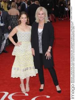 Filmpremiere Me Before You in London May 25, 2016 - England, United Kingdom - Emilia Clarke and Joanna Lumley attend the European Premiere of Me Before You at Curzon Mayfair. United Kingdom - ZUMAs147