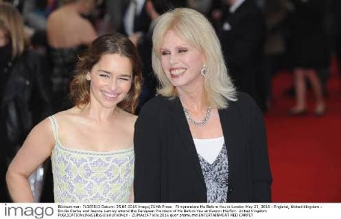 Filmpremiere Me Before You in London May 25, 2016 - England, United Kingdom - Emilia Clarke and Joanna Lumley attend the European Premiere of Me Before You at Curzon Mayfair. United Kingdom - ZUMAs147