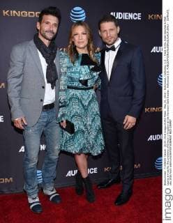 May 25, 2016 - Hollywood, California, U.S. - Frank Grillo, Kiele Sanchez & Matt Lauria arrives for the premiere of Directv s Kingdom at the Harmony Gold theater. Hollywood U.S. - ZUMAo05_