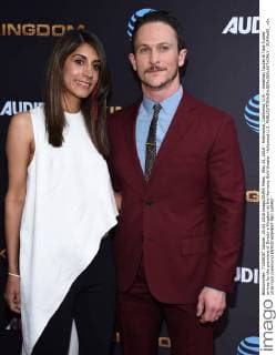 May 25, 2016 - Hollywood, California, U.S. - Jonathan Tucker & Tara Tucker arrives for the premiere of Directv s Kingdom at the Harmony Gold theater. Hollywood U.S. - ZUMAo05_