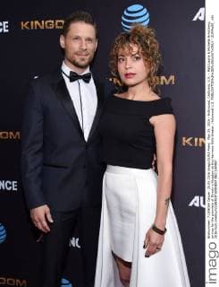 May 25, 2016 - Hollywood, California, U.S. - Matt Lauria & Michelle Armstrong arrives for the premiere of Directv s Kingdom at the Harmony Gold theater. Hollywood U.S. - ZUMAo05_
