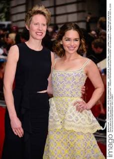 . 25 05 2016. Curzon Mayfair, London, United Kingdom. Thea Sharrock and Emilia Clarke attend the European Premier of Me before you .  xChrisxJosephx xi-Imagesx IIM-12729-0031