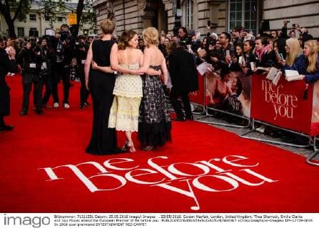 . 25 05 2016. Curzon Mayfair, London, United Kingdom. Thea Sharrock, Emilia Clarke and Jojo Moyes attend the European Premier of Me before you .  xChrisxJosephx xi-Imagesx IIM-12729-0035