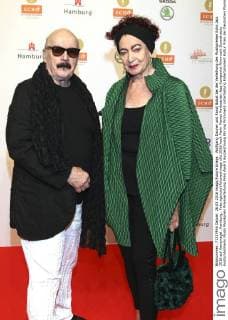 Wolfgang Dauner und Randi Bubat bei der Verleihung des Musikpreises Echo Jazz 2016 auf Kampnagel. Hamburg, Foto:xgbrcix xFuturexImage