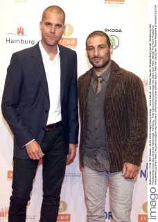 Vince Bahrdt und Volkan Baydar (Orange Blue) bei der Verleihung des Musikpreises Echo Jazz 2016 auf Kampnagel. Hamburg, Foto:xgbrcix xFuturexImage