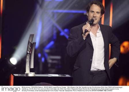 Nils Wogram bei der Verleihung des Musikpreises Echo Jazz 2016 auf Kampnagel. Hamburg, 26.05.2016 Foto:xgbrcix xFuturexImage