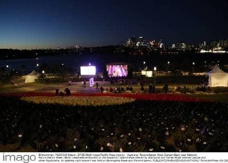 Australia: Reconciliation Week Concert Each year National Reconciliation Week (NRW) celebrates and builds on the respectful relationships shared by Aboriginal and Torres Strait Islander people and other Australians. An opening night concert was held on Barangaroo Reserve’s Walumil Lawns.  RichardxMilnes