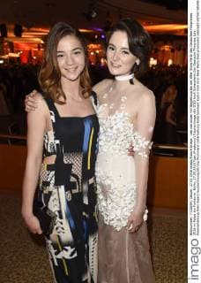 Lea van Acken mit Begleitung bei der After Show Party des Deutschen Filmpreises 2016 im Palais am Funkturm. Berlin, 27.05.2016 Foto:xFredericx xFuturexImage