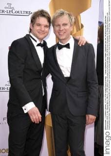 Tobias Schenke und Robert Stadlober bei der Verleihung des Deutschen Filmpreises 2016 in der Messe Berlin. Berlin, 27.05.2016 Foto:xFredericx xFuturexImage