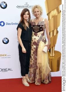 Claudia Eisinger und Katja Riemann bei der Verleihung des Deutschen Filmpreises 2016 in der Messe Berlin. Berlin, 27.05.2016 Foto:xFredericx xFuturexImage