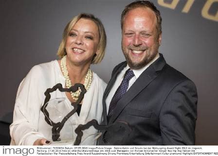 Sabine Kehm und Smudo bei der Nürburgring Award Night 2016 im ringwerk. Nürburg, 27.05.2016 Foto:xC.xHardtx xFuturexImage