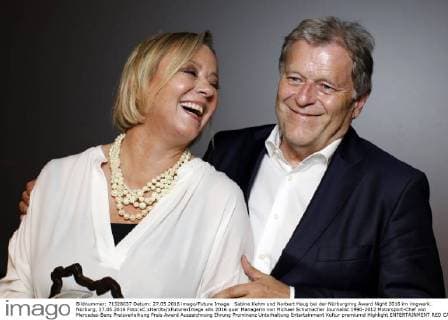 Sabine Kehm und Norbert Haug bei der Nürburgring Award Night 2016 im ringwerk. Nürburg, 27.05.2016 Foto:xC.xHardtx xFuturexImage