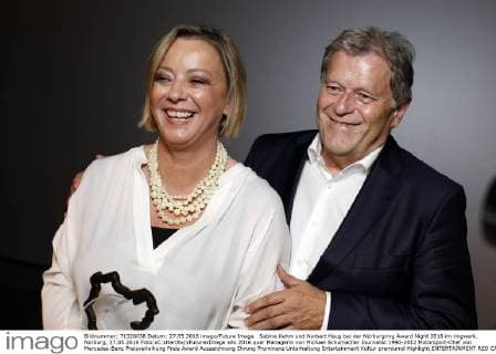Sabine Kehm und Norbert Haug bei der Nürburgring Award Night 2016 im ringwerk. Nürburg, 27.05.2016 Foto:xC.xHardtx xFuturexImage