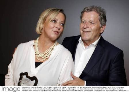 Sabine Kehm und Norbert Haug bei der Nürburgring Award Night 2016 im ringwerk. Nürburg, 27.05.2016 Foto:xC.xHardtx xFuturexImage