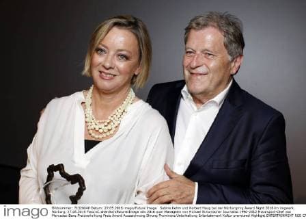 Sabine Kehm und Norbert Haug bei der Nürburgring Award Night 2016 im ringwerk. Nürburg, 27.05.2016 Foto:xC.xHardtx xFuturexImage
