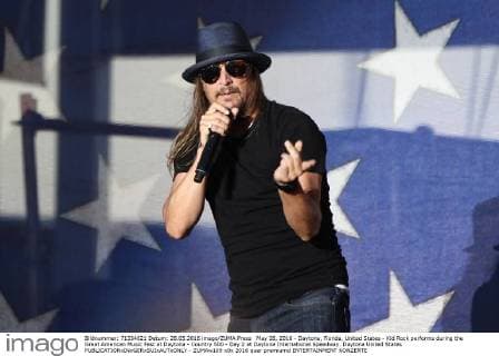 May 28, 2016 - Daytona, Florida, United States - Kid Rock performs during the Great American Music Fest at Daytona - Country 500 - Day 2 at Daytona International Speedway. Daytona United States - ZUMAw109