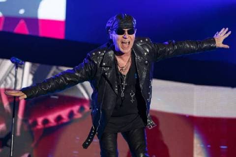 Scorpions-Auftritt beim Rocklahoma Musikfestival in Oklahoma May 28, 2016 - Pryor, Oklahoma, U.S - Vocalist KLAUS MEINE of he Scorpions performs during Rocklahoma at the Catch The Fever Festival Grounds May 28, 2016 in Pryor, Oklahoma. Pryor U.S. - ZUMAp116