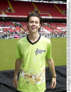 American internet personality Nash Grier attending the annual Soccer Six charity football tournament, held at Charlton Football Club, London. MAY 28th 2016  DFLx161613