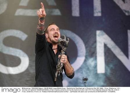 Rocklahoma Musikfestival in Oklahoma May 29, 2016 - Pryor, Oklahoma, U.S - Vocalist and guitarist ADAM GONTIERÃ‚ of Saint Asonia performs during Rocklahoma at the Catch The Fever Festival Grounds May 29, 2016 in Pryor, Oklahoma. Pryor U.S. - ZUMAp116