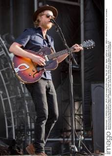 May 29, 2016 - Napa, California, U.S - WESLEY KEITH SCHULTZ of The Lumineers performs live during BottleRock Napa Valley music festival at Napa Valley Expo in Napa, California Napa U.S. - ZUMAs135