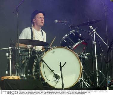May 29, 2016 - Napa, California, U.S - Drummer JEREMIAH CALEB FRAITES of The Lumineers performs live during BottleRock Napa Valley music festival at Napa Valley Expo in Napa, California Napa U.S. - ZUMAs135