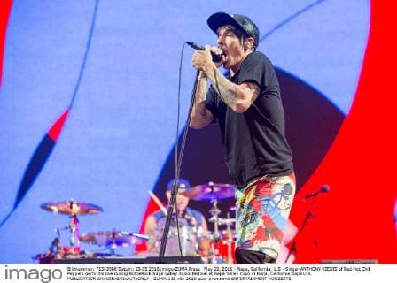 May 29, 2016 - Napa, California, U.S - Singer ANTHONY KIEDIS of Red Hot Chili Peppers performs live during BottleRock Napa Valley music festival at Napa Valley Expo in Napa, California Napa U.S. - ZUMAs135