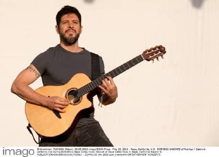 May 29, 2016 - Napa, California, U.S - RODRIGO SANCHEZ of Rodrigo Y Gabriela performs live during BottleRock Napa Valley music festival at Napa Valley Expo in Napa, California Napa U.S. - ZUMAs135