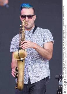 May 29, 2016 - Napa, California, U.S - Saxophonist MIKE MURPHY of Misterwives performs live during BottleRock Napa Valley music festival at Napa Valley Expo in Napa, California Napa U.S. - ZUMAs135