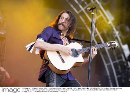 May 29, 2016 - Napa, California, U.S - EUGENE HUTZ of Gogol Bordello performs live during BottleRock Napa Valley music festival at Napa Valley Expo in Napa, California Napa U.S. - ZUMAs135
