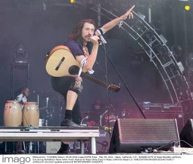May 29, 2016 - Napa, California, U.S - EUGENE HUTZ of Gogol Bordello performs live during BottleRock Napa Valley music festival at Napa Valley Expo in Napa, California Napa U.S. - ZUMAs135