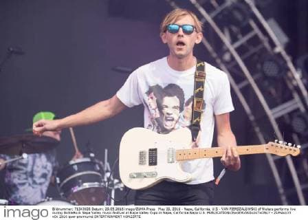 May 29, 2016 - Napa, California, U.S - VAN PIERSZALOWSKI of Waters performs live during BottleRock Napa Valley music festival at Napa Valley Expo in Napa, California Napa U.S. - ZUMAs135