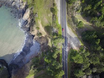 USA, California, car on Highway 1  STCF000202